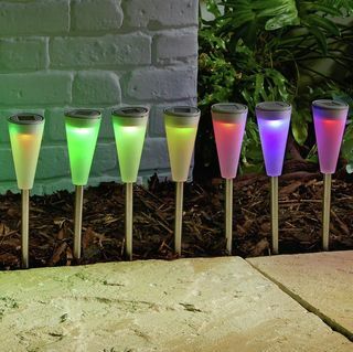 Хабитат Комплект от 18 слънчеви лампи за промяна на цвета