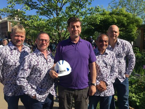 BBC DIY SOS градина Nick Knowles