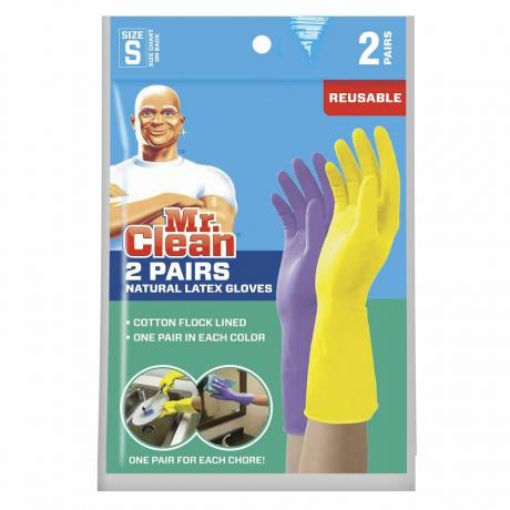 Mr. Clean Малки латексови ръкавици за многократна употреба