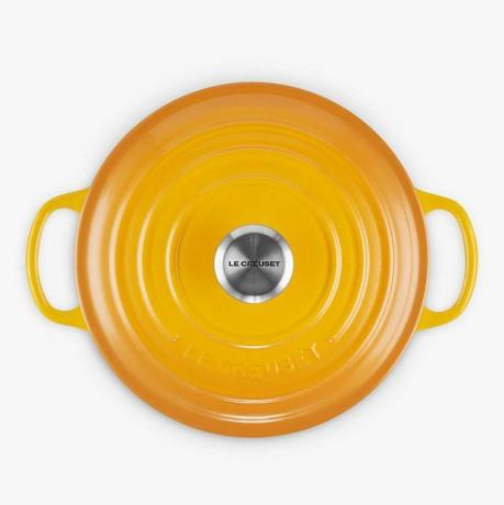 Le Creuset Signature Чугунен кръгъл гювеч, нектар, 20 см